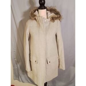 J. Crew Winter coat with hood